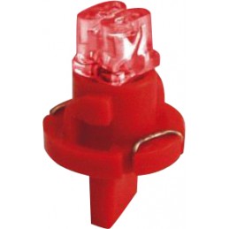 B8 5p iluminacion de instrumentos 2 LEDs 12 V   rojo 5 piezas 