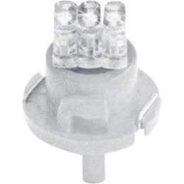 B8 5p iluminacion de instrumentos 3 LEDs 12 V   blanco 5 piezas 