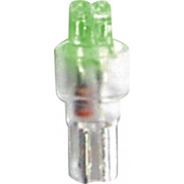 T5 iluminacion de instrumentos 2 LEDs 12 V 1 2W verde 5 piezas 