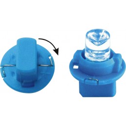 B8 5p iluminacion de instrumentos LED 12 V 2W   azul  5 piezas 