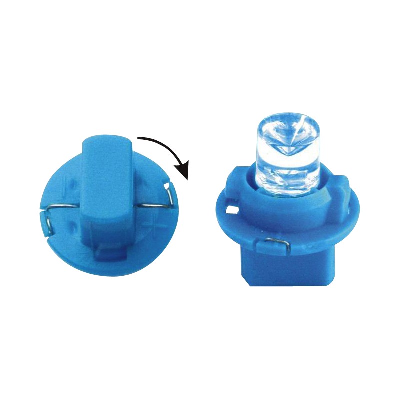 B8 5p iluminacion de instrumentos LED 12 V 2W   azul  5 piezas 