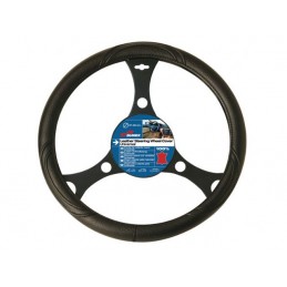 FUNDA DE VOLANTE PVC PARA FURGONETA NEGRA 42CM