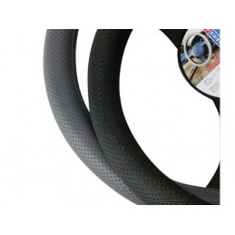 FUNDA VOLANTE PIEL NEGRA  ldquo LUXE rdquo  37 39 CM 