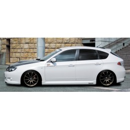 Faldones Subaru Impreza GH8 A   B 9 07  linea de fondo  de fibra