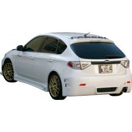 Parachoques trasero Subaru Impreza GH2 3 6 7 8 9 07   fibra de v