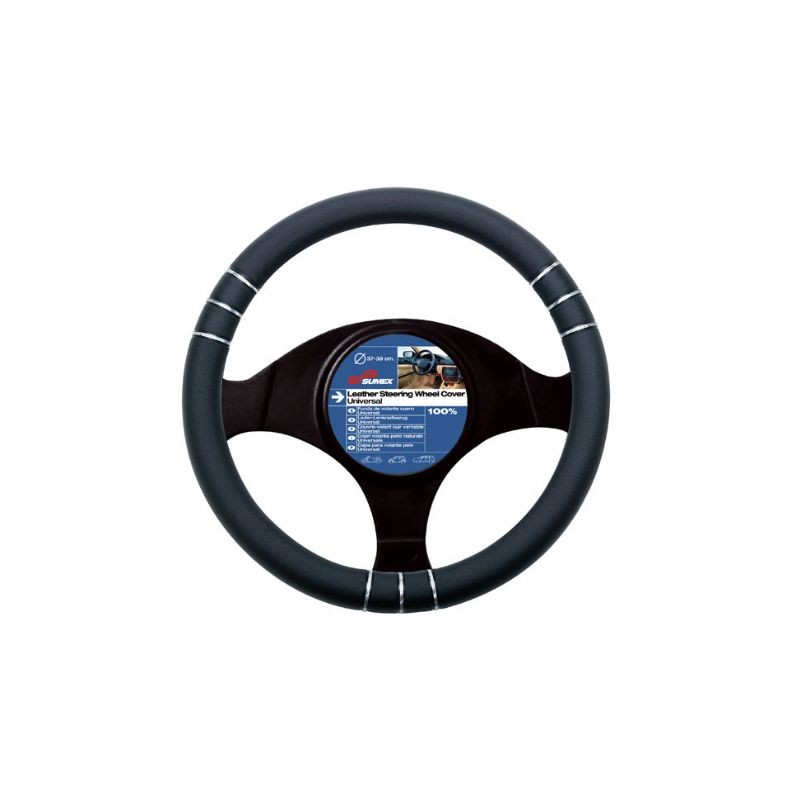 FUNDA VOLANTE PVC  ldquo 3 D rdquo  NEGRA 37 39 CM
