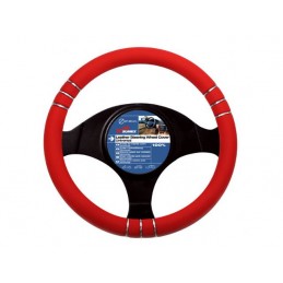 FUNDA VOLANTE PVC  ldquo 3 D rdquo  ROJA 37 39 CM