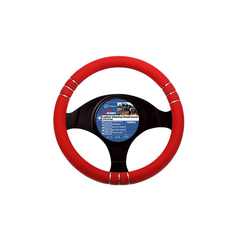 FUNDA VOLANTE PVC  ldquo 3 D rdquo  ROJA 37 39 CM
