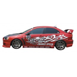 Taloneras laterales  Mitsubishi Lancer Evo X CZ4A HalfType