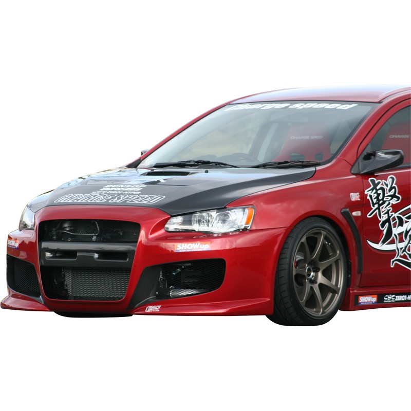Bonnet Mitsubishi Lancer Evo X CZ4A   entrada de aire  de fibra 