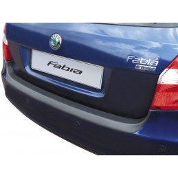 Protector de parachoques trasero ABS Skoda Fabia II Kombi 11 07