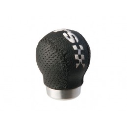 POMO CAMBIO 100  PIEL  quot  RAVENNA  quot  NEGRO C LOGO RS