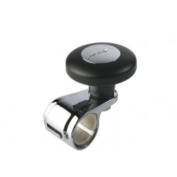 POMO DE VOLANTE UNIVERSAL  quot MOON SHAPE quot  NEGRO CROM 
