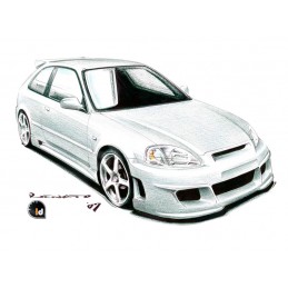Taloneras laterales Civic 96/98 Eagle RXX