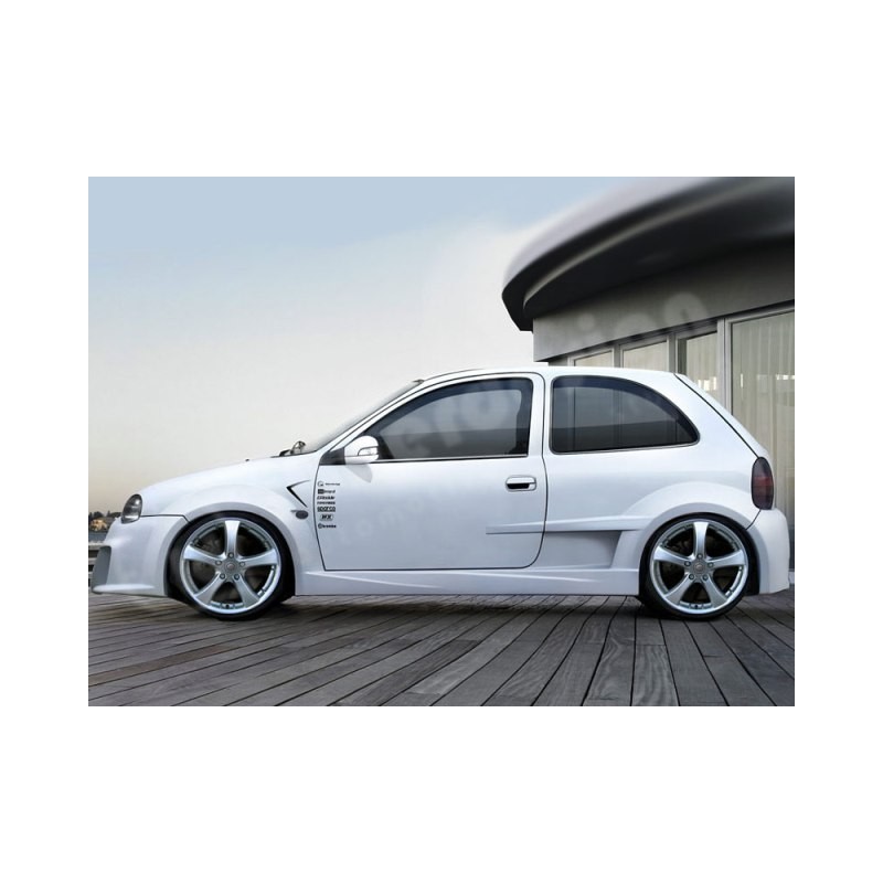 Extensiones de aletas Opel Corsa B mod Optima