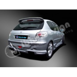 Parachoques tras Peugeot 206 mod Cobra