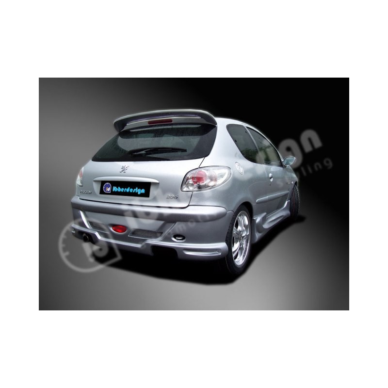 Parachoques tras Peugeot 206 mod Cobra