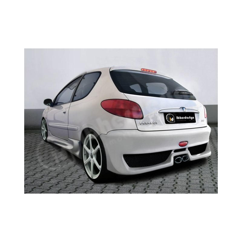 Parachoques tras Peugeot 206 mod Maxstyle
