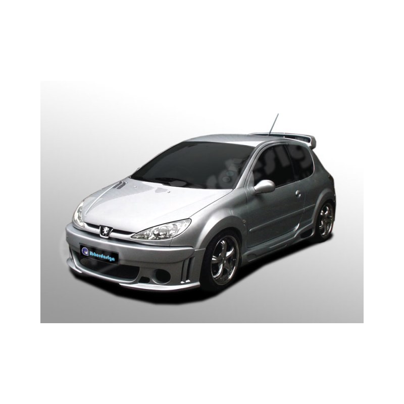 Extensiones de aletas Peugeot 206 mod Runner