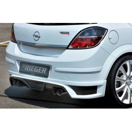 Anadido faldon trasero Opel Astra H RIEGER Carbon look