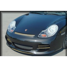 Paragolpes delantero con lamina en carbono kevlar para Boxster quot S