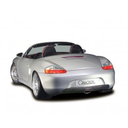 Paragolpes trasero con lamina en carbono kevlar para Boxster quot S quot 