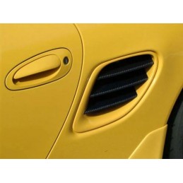 Juego de entradas de aire laterales en carbono para Boxster