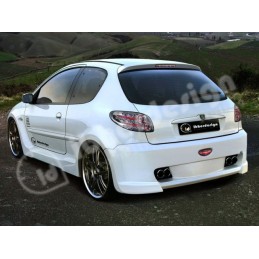 Extensiones de aletas Peugeot 206 mod X Dos