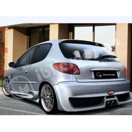 Parachoques tras Peugeot 206 mod Tekno
