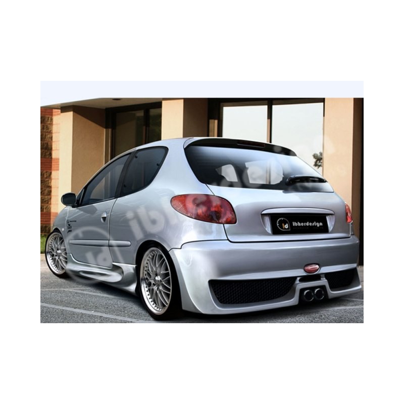 Parachoques tras Peugeot 206 mod Tekno