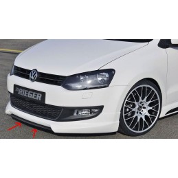 Labio faldon delantero VW Polo 6R carbon look