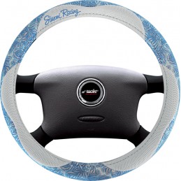 FUNDA DE VOLANTE turismo blanca azul