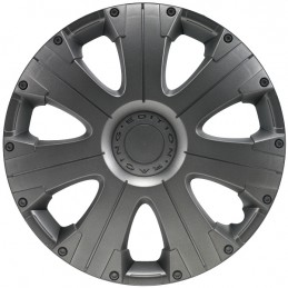 JUEGO TAPACUBOS 15 quot  quot  GunMetal