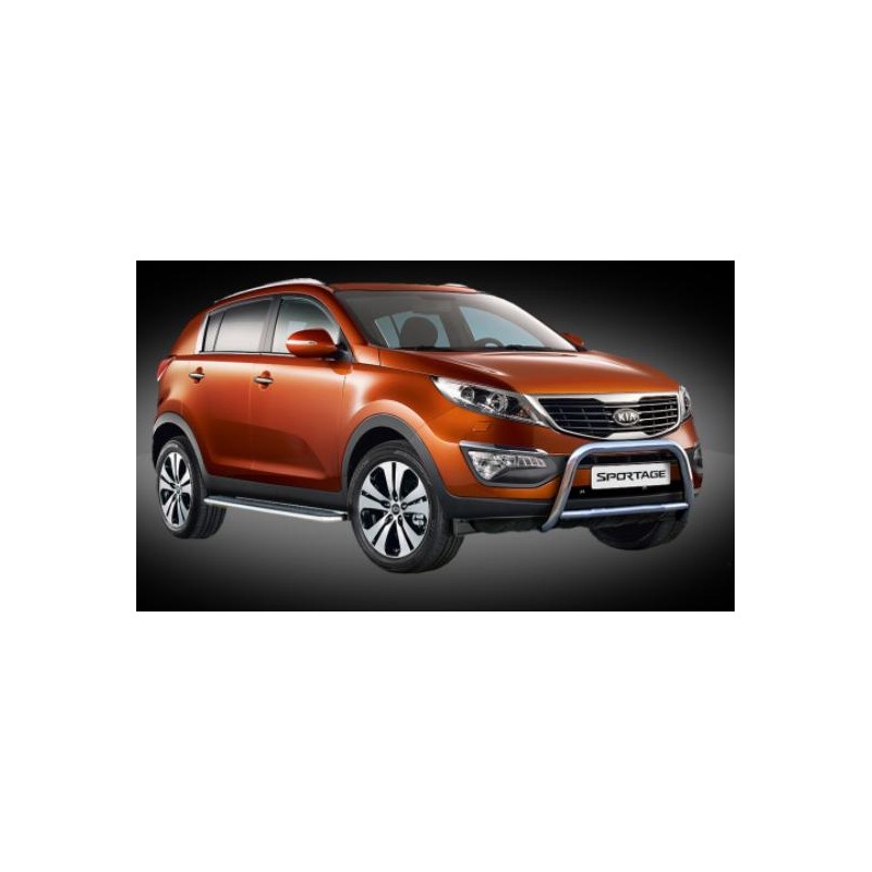 Estribos ROMIK CLASSIC Kia Sportage 10 15en plataforma tubo inox