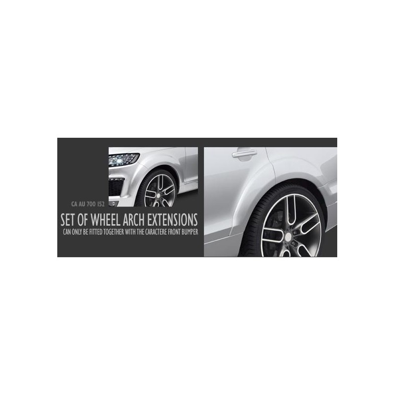 Extensiones de aleta Audi Q7 2010  Caractere