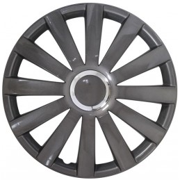 JUEGO TAPACUBOS 15 quot  quot  GunMetal