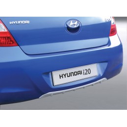 Difusor trasero hyundai i20 3 5drs 1 09  Plata  ABS 