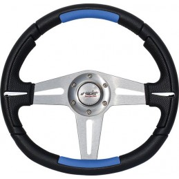 Volante Simoni Apogee Alu Black Blue 350mm