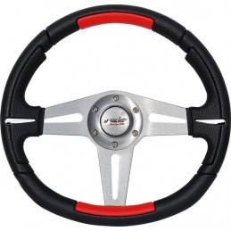 Volante Simoni Apogee Alu Black Red 350mm