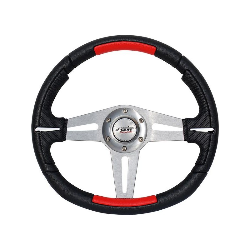 Volante Simoni Apogee Alu Black Red 350mm