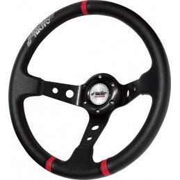 Volante Simoni Gravel 350mm Black Eco Leather