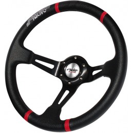 Volante Simoni Racer 350mm Black Eco Leather