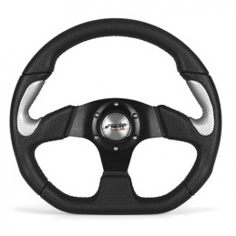 Volante Simoni X2 Poly Pelle  Formula  Inox 330 mm