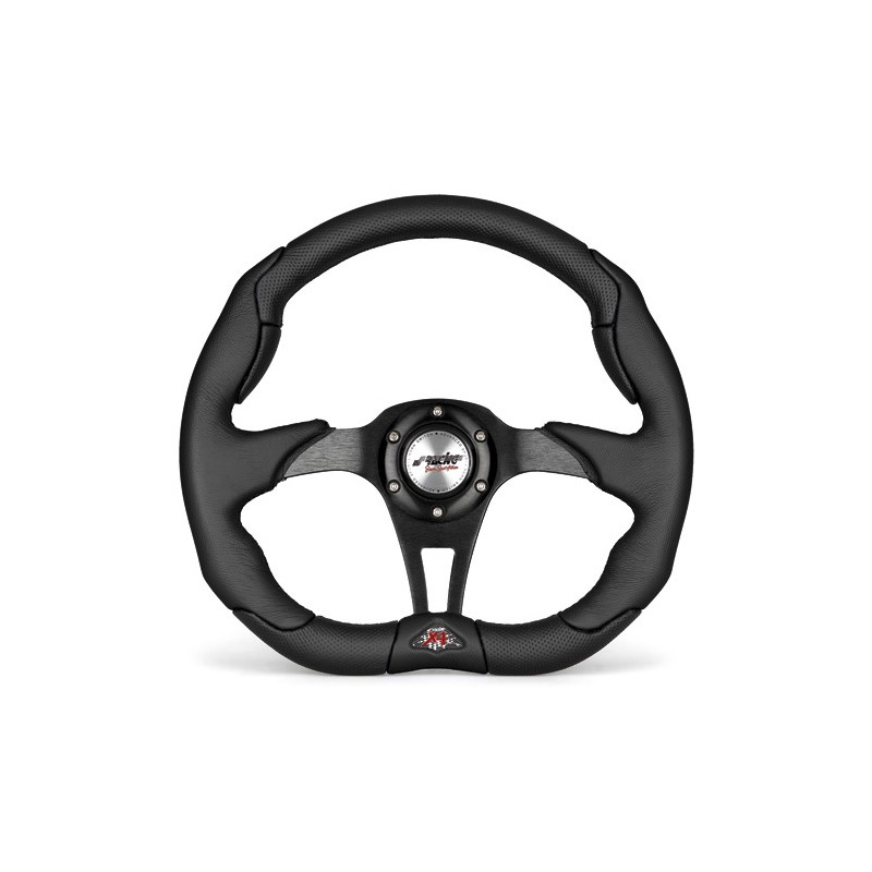 Volante Simoni X4 PolyPelle Black 350mm  Smooth 