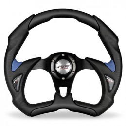 Volante Simoni X5 Poly Pelle Blue 350mm