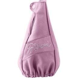 Funda Palanca Cambio Simoni  rosa Eco Cuero   logotipo de chispa