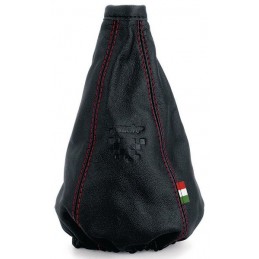 Funda Palanca Cambio Simoni   costura Negro   Rojo
