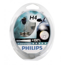 Jgo Lamparas H4 X treme Vision Philips