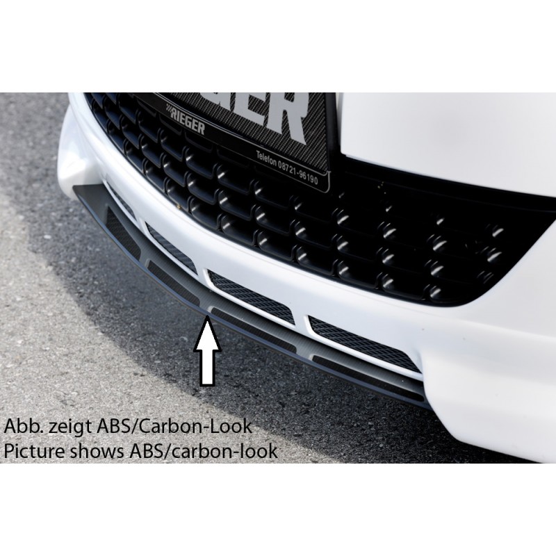 Espada para anadido delantero Opel Astra J mod RIEGER carbon