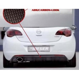 Anadido trasero Opel Astra J mod RIEGER escape original carbon